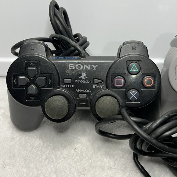 Lot Of 3 Sony PlayStation 2 Dual Shock Analog Controller For Repair/Not Working - Picture 3 of 7